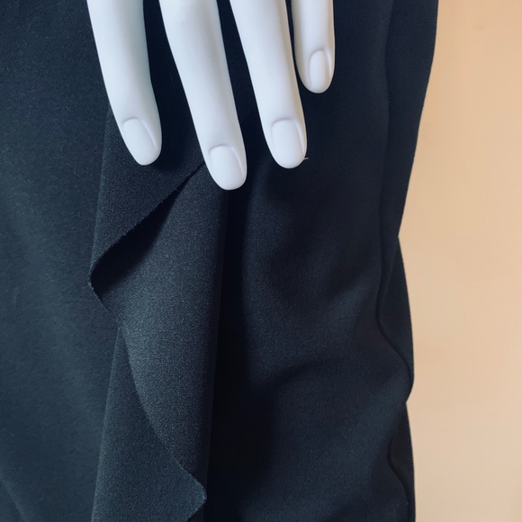 NWOT Black Asymmetrical Tea Length Dress - Picture 7 of 7